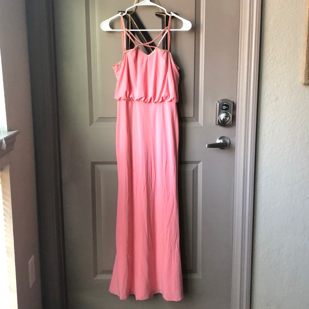 Pink prom dress